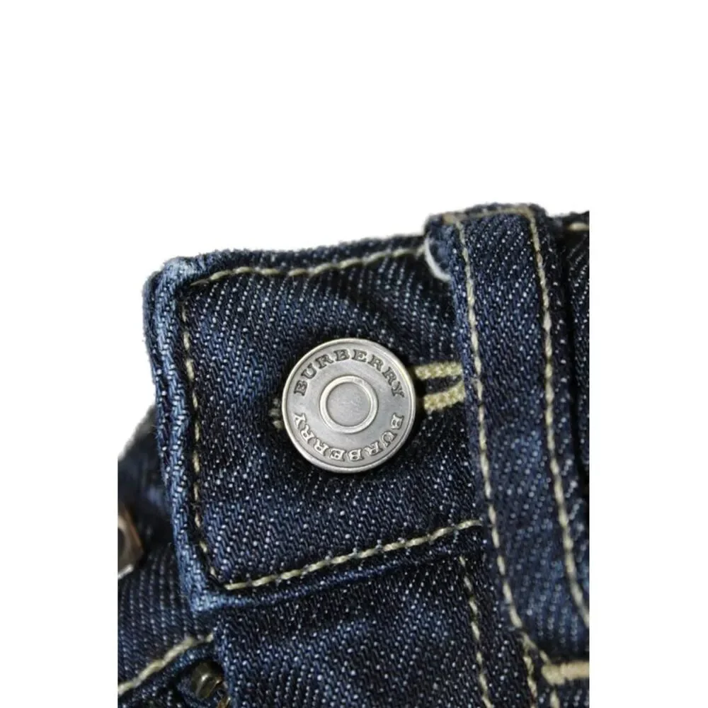 Burberry Children Childrens Boys Skinny Leg Jeans Blue Cotton Size 4